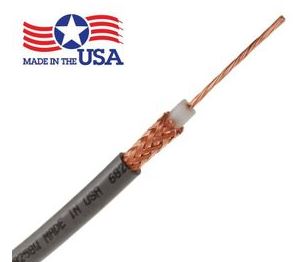 RG-8X (Mini-8) Low-Loss-High-Flex 50-Ohm Coaxial Cable 1000FT