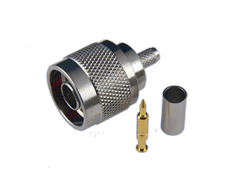 N Male Crimp LMR195,RG-58 - Cable Enterprise 