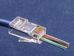 RJ45 Pass Thru Connector for Cat.5E - Cable Enterprise 