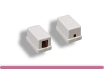Surface Mount Box Keystone White - Cable Enterprise 